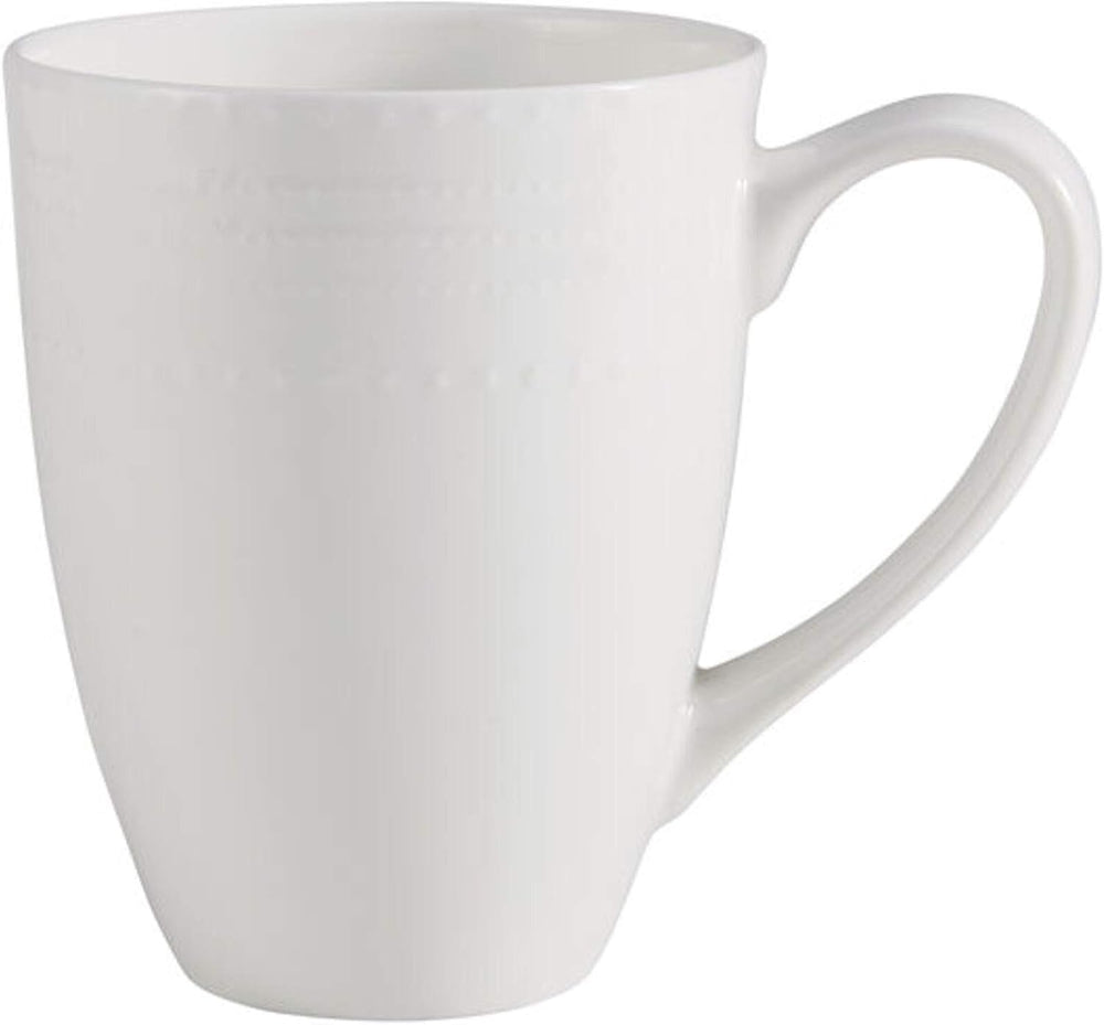 Mikasa Annabelle 40-Piece Dinnerware Set Service for 8 Bone China White