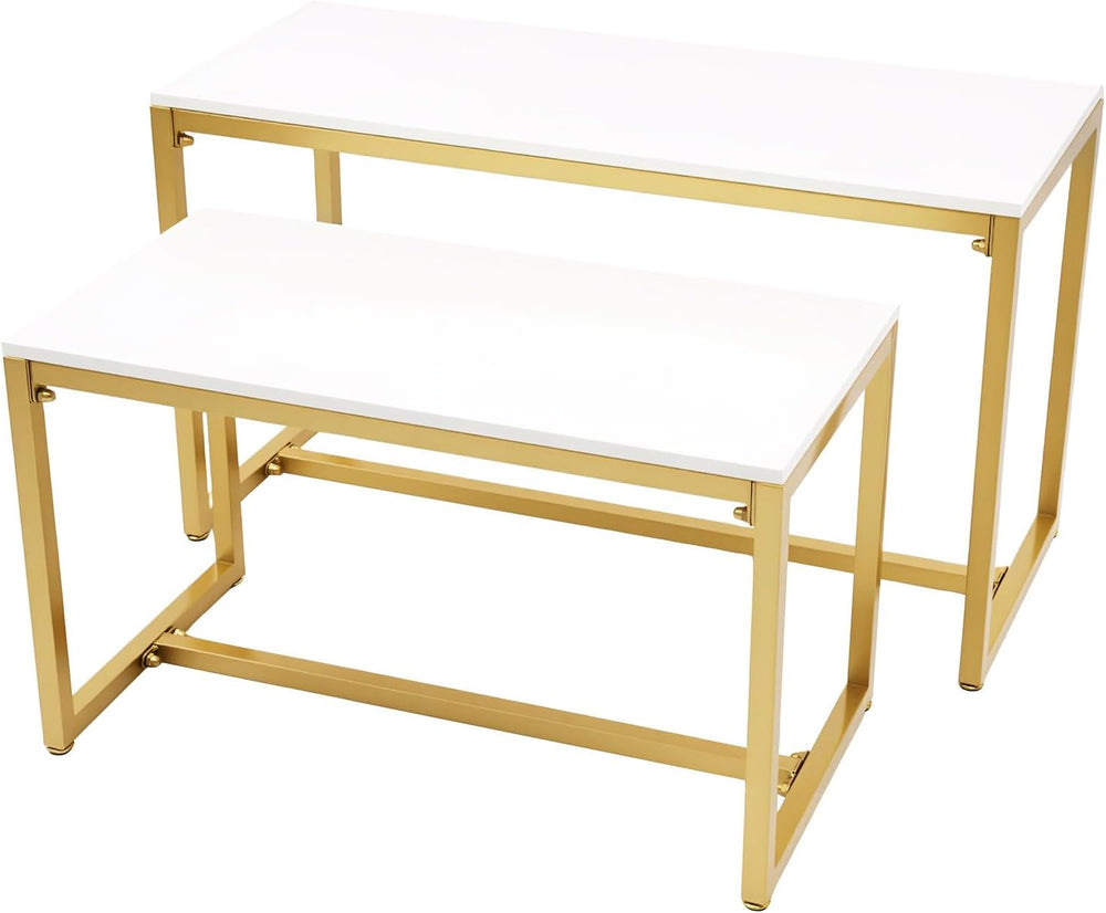 Metal Retail Display Stand, 40''x16''x22'' Nesting Ta...
