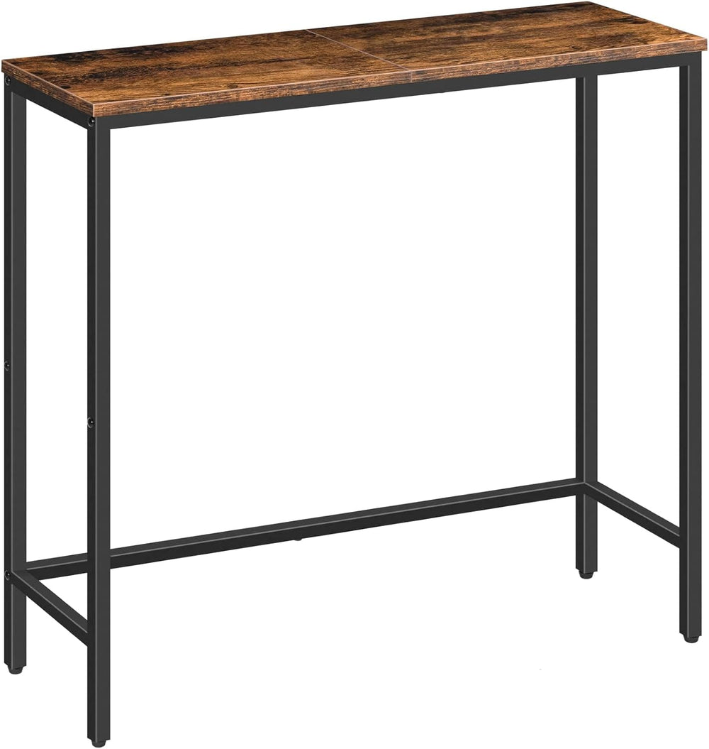 HOOBRO Narrow Console Table, 29.5" Small Entryway Table, Thin Sofa Side ...