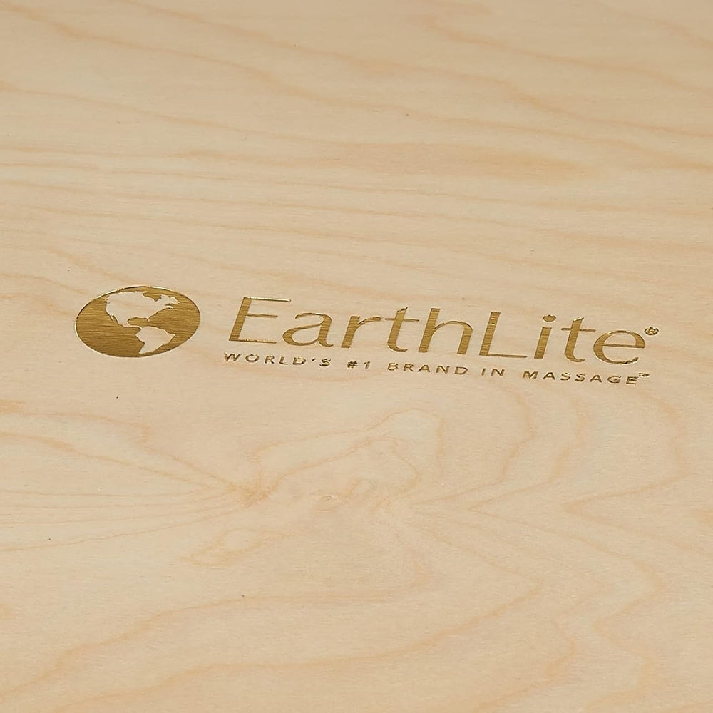 EARTHLITE Wooden Step Stool - Beautiful Finish, Large Surface, Strong & S...