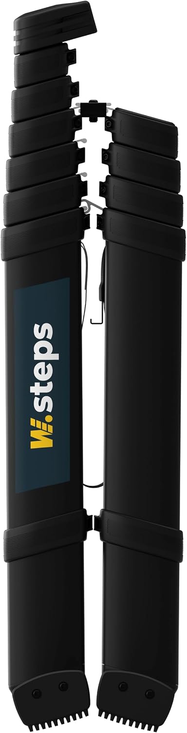 W.Steps Combi 7.5 FT | Telescopic Combination Ladder, ANSI Type 1A Certified
