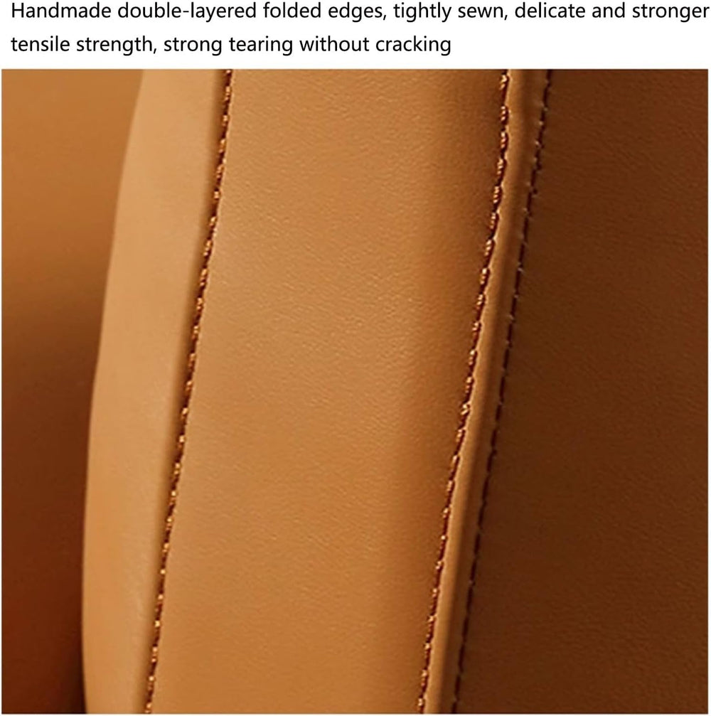 Modern Leather Bench with Soft Padded Entryway Lounges with Metal Leg Comfort...