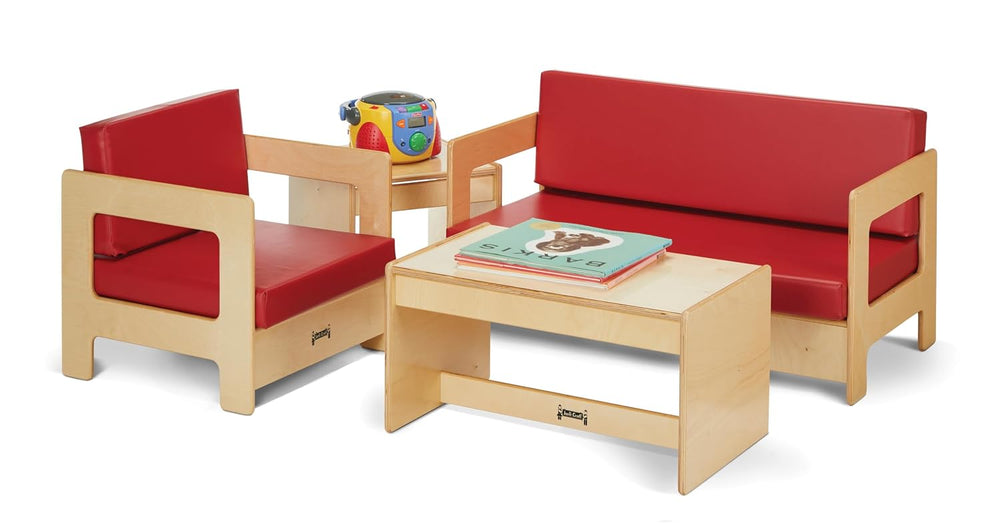 Jonti-Craft 0375JC Living Room Couch, Red