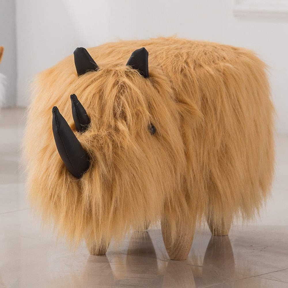 Precioso puf con Forma de Animal de Lovely Simplicity, reposapiés acolchado c...
