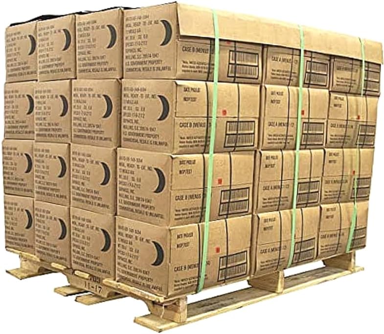 6-pack MRE Meals Ready to Eat 2025, 2026 or newer insp. Genuine military food...