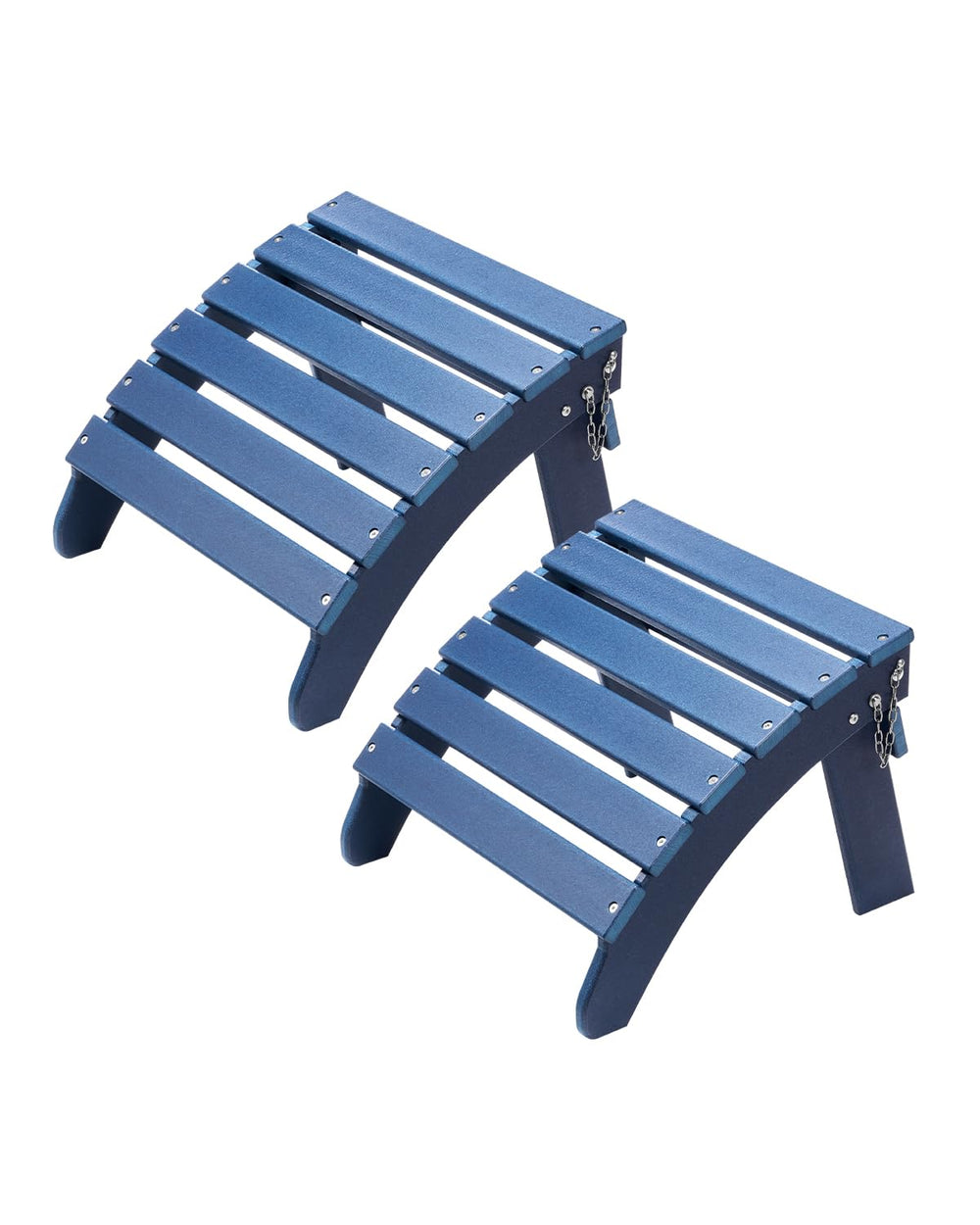 VEVOR Plastic Adirondack Ottoman Set of 2, 18.7L x 18.9W x 13.8H Inch