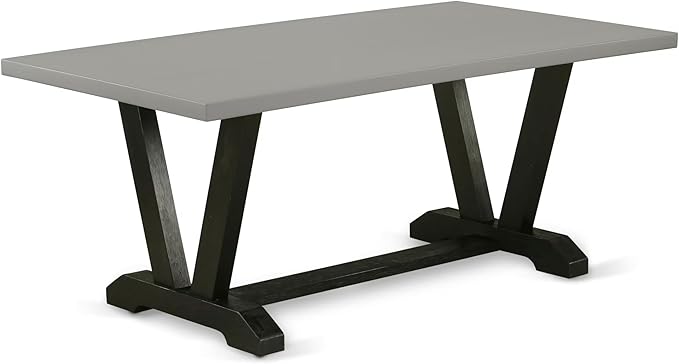 East West Furniture V697EL121-5 5 Piece Dinette Set Includes a Rectangle Dini...