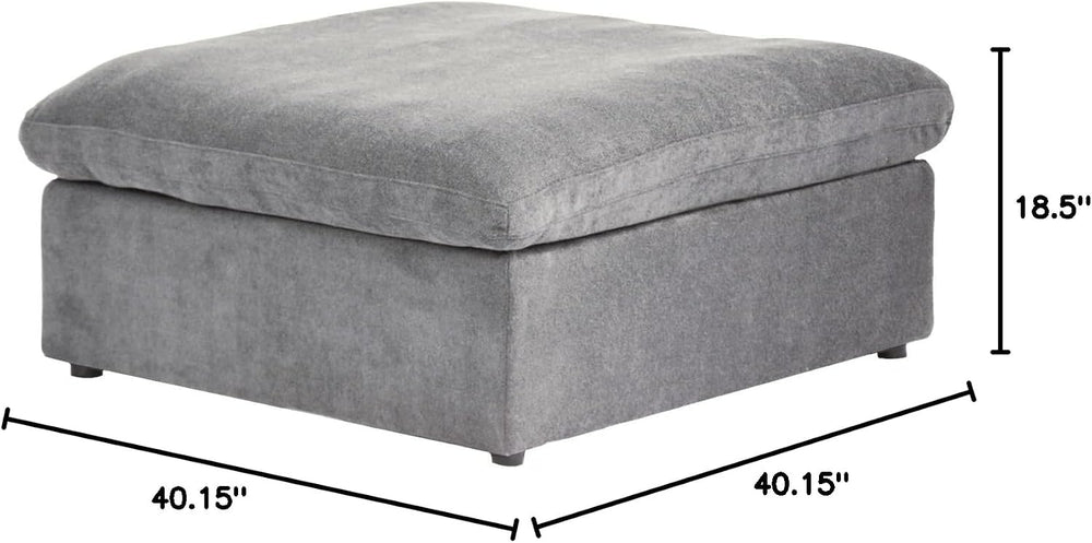 JACH Modern Storage Ottoman Module for Living Room, Cushion Covers Removable,...