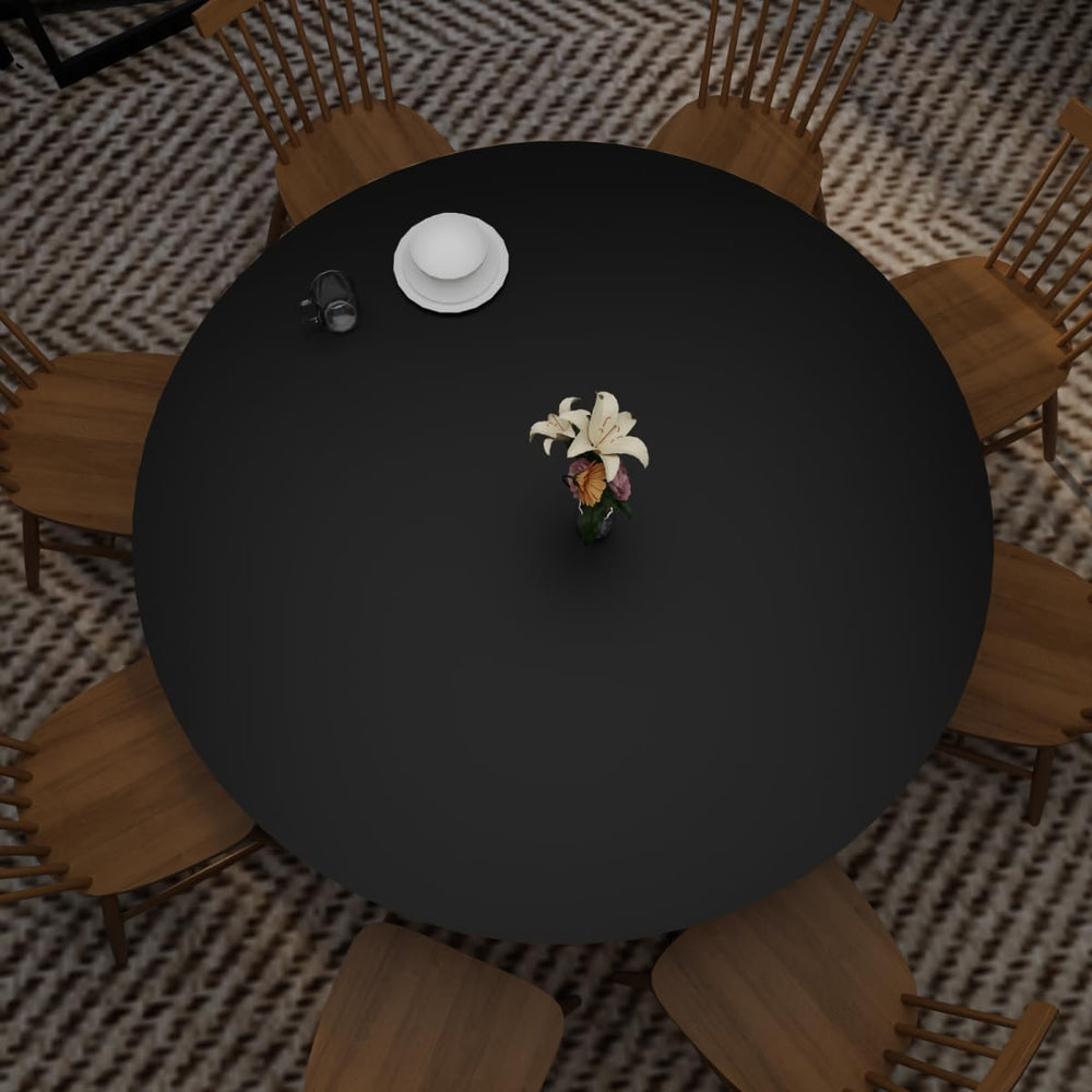 Round Table Pad,1.8mm Thick,Dia.38 Inch,Round Leather Table Cover,Round Table...