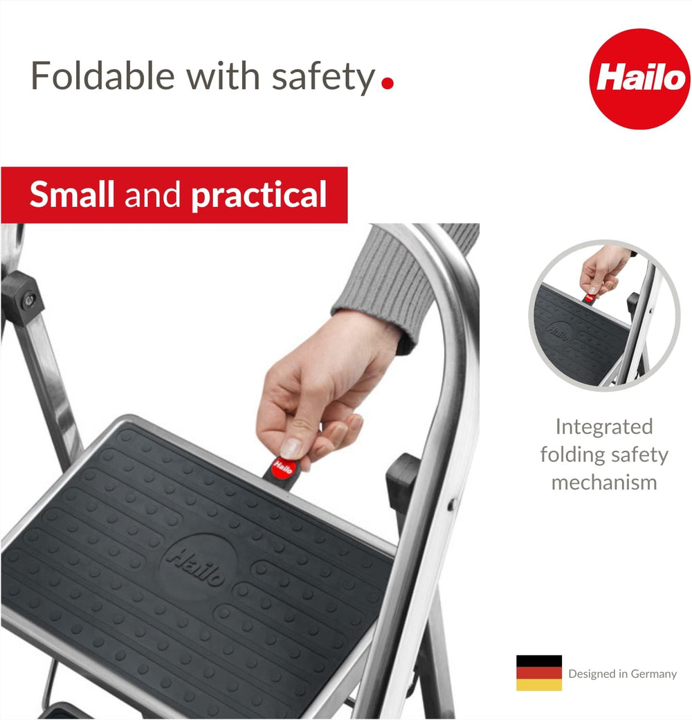 K60 StandardLine | Aluminum Folding Step | Three Large Steps