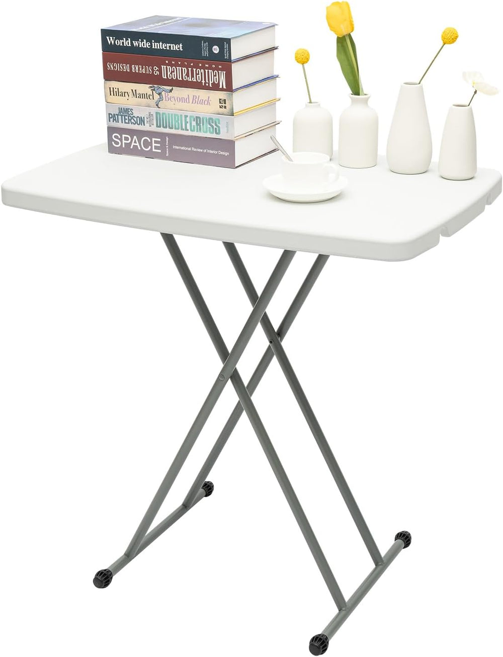 Adjustable Folding Laptop Table TV Tray, Multi-Functional Sturdy Durable Pers...