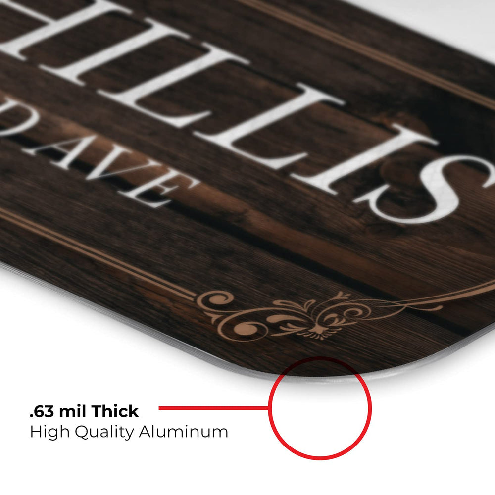 Address Sign, Custom Personalized House Numbers for Outside, Designed Wood Ba...
