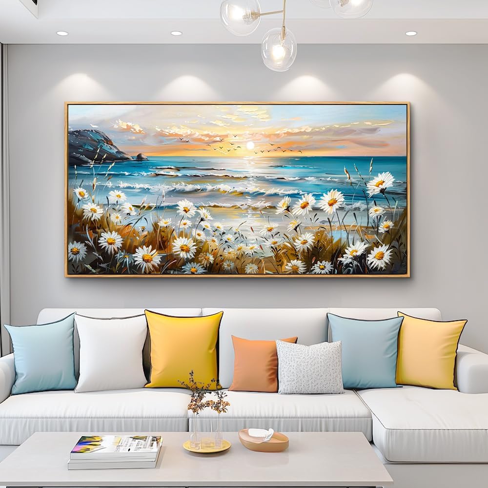 PHAOHUAXM Canvas Wall Art For Living Room Farmhouse Bedroom Wall Decor For Re...