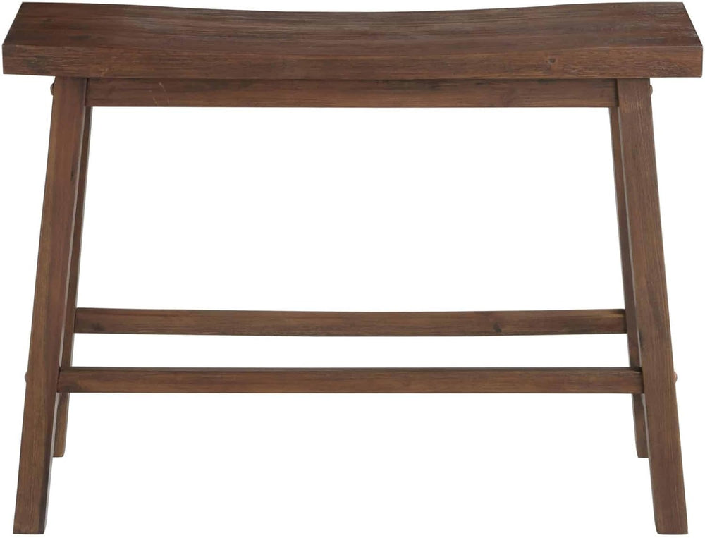 Boraam Sonoma Backless Bench - Chestnut Wire-Brush