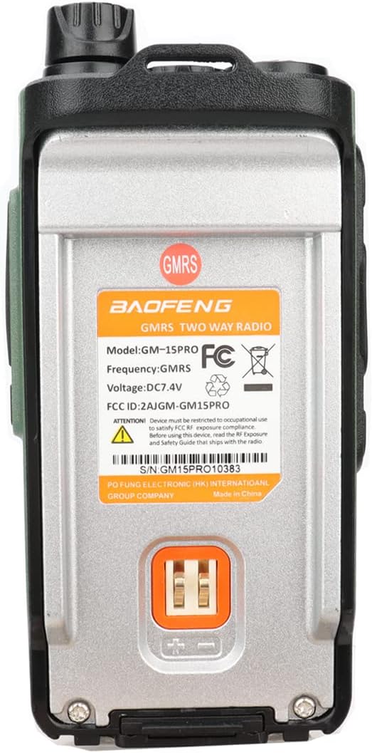 BAOFENG GMRS Radio Handheld Long Range GM-15 Pro 8W Walkie Talkie with Earpie...