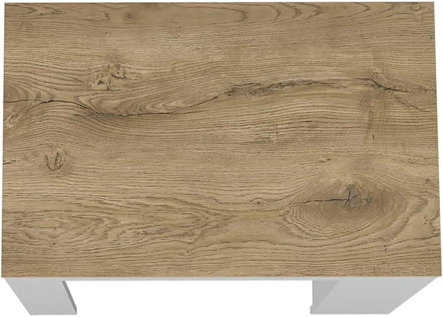Kitchen Island with 3-Side Shelves Multicolor Engineered Wood | Includes thre...