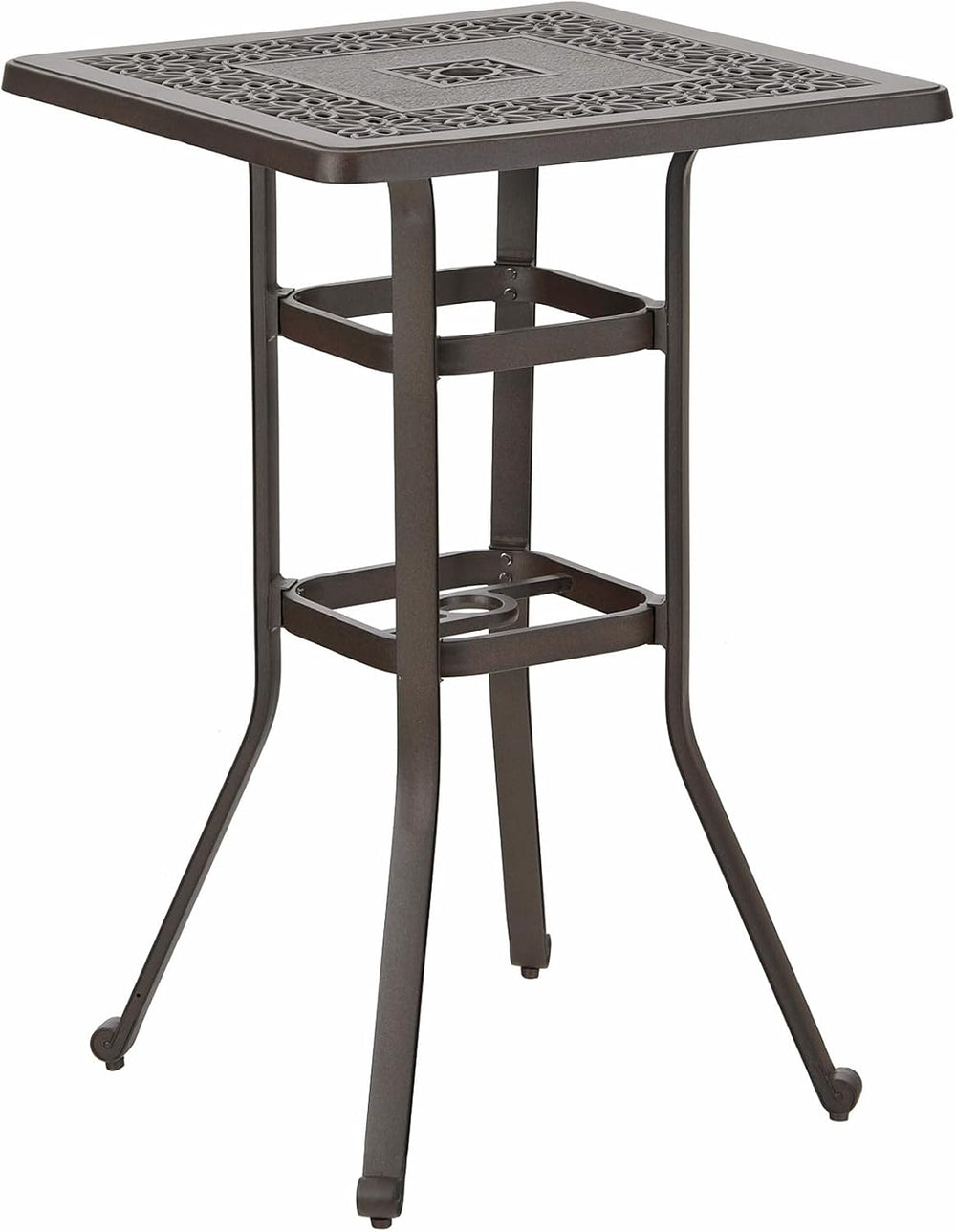 Sophia & William Cast Aluminium Bar Height Outdoor Table, Square