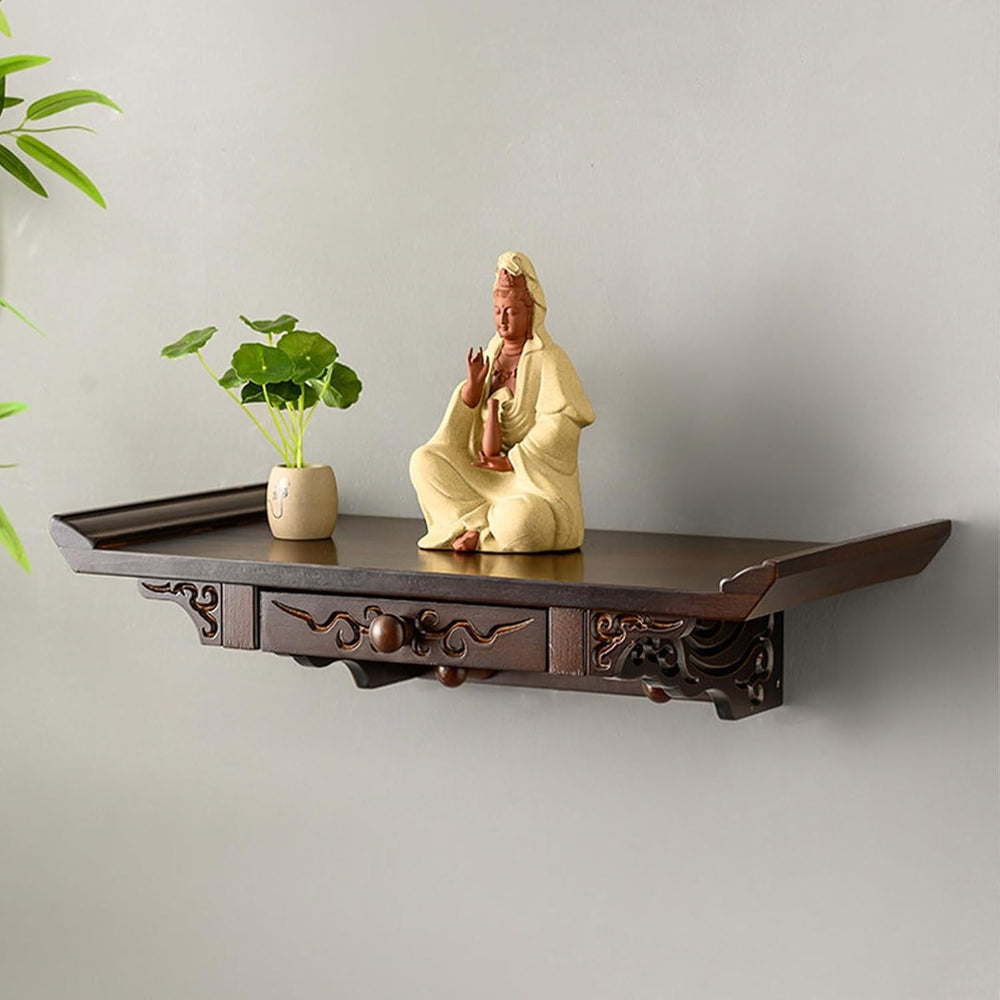 Personal Shrine Altar Table, Free Standing Altar Table, Pooja for Home, with ...