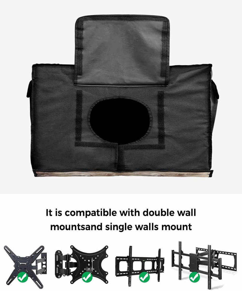 American Flag Outdoor TV Cover 60 to 65 Inches Weatherproof & Waterproof