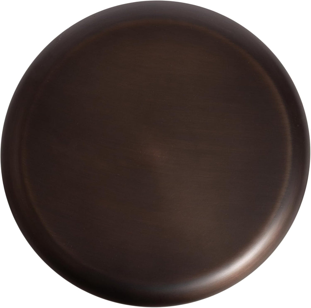 Kate and Laurel Morizet Modern Round Drink Table, 10 x 10 x 22, Bronze, Trans...