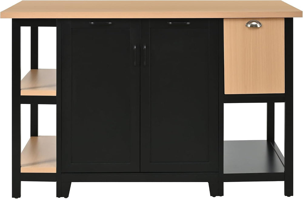 Christopher Knight Home Aaron 58" Kitchen Island with Storage, Modern Is...