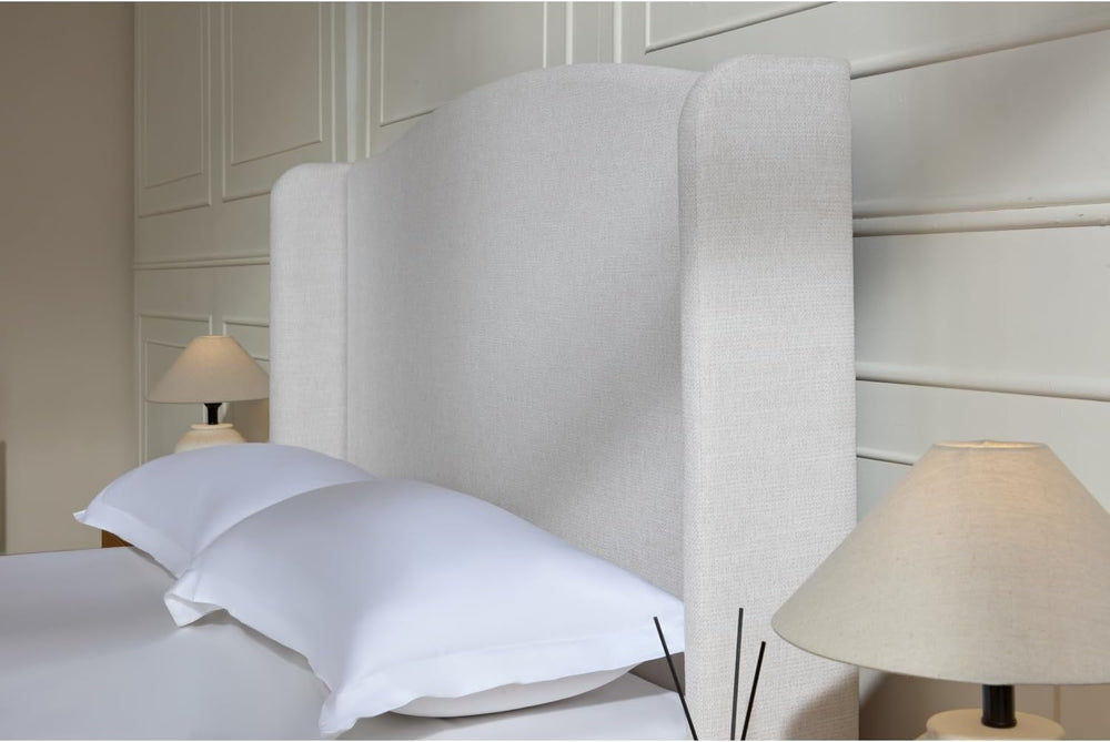 Geelife Upholstered Wingback Bed Size Queen/Tall 54" Headboard Upholster...