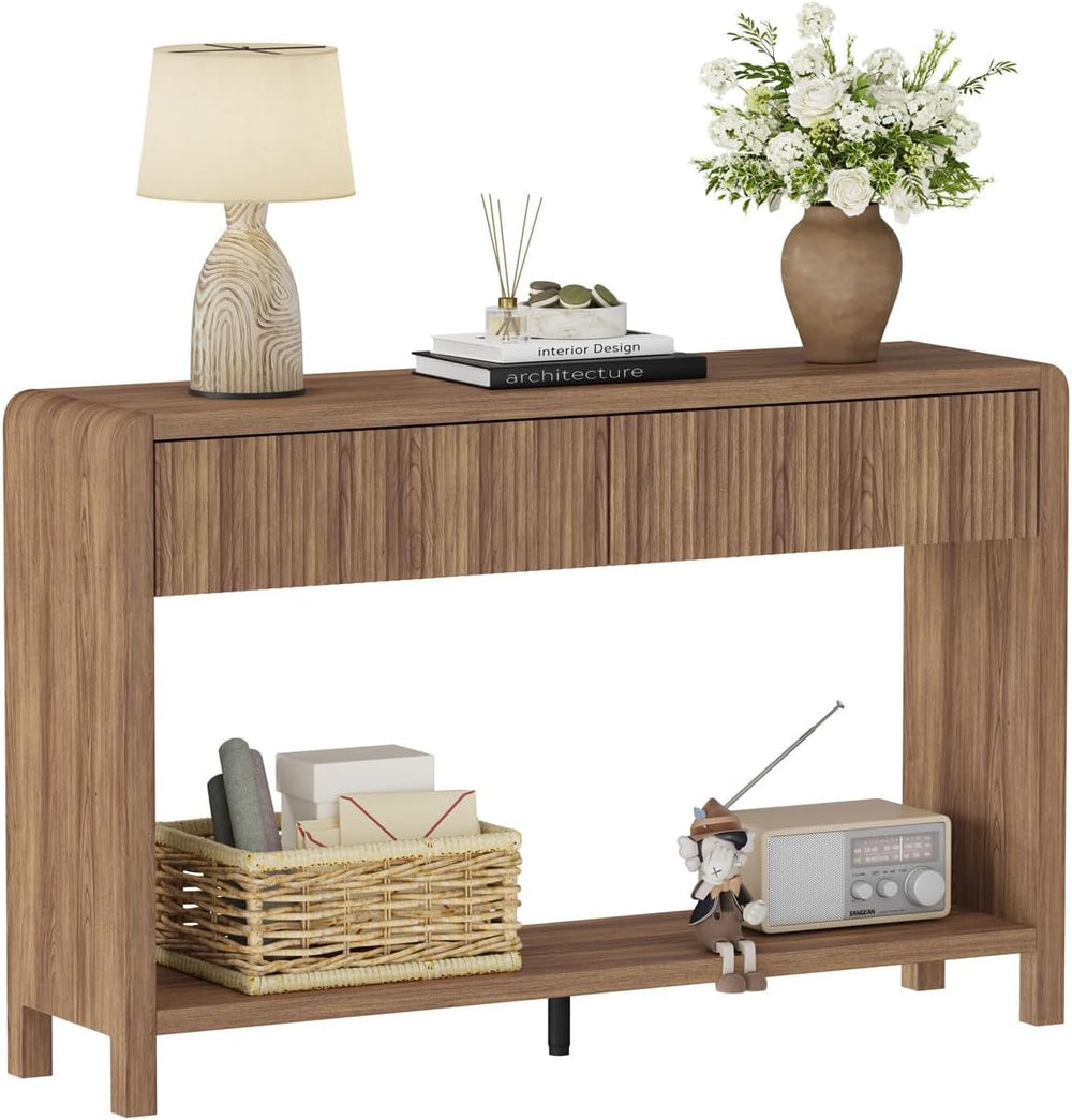 FATORRI Console Sofa Table for Entryway, Wood Foyer Tables for Living Room, F...