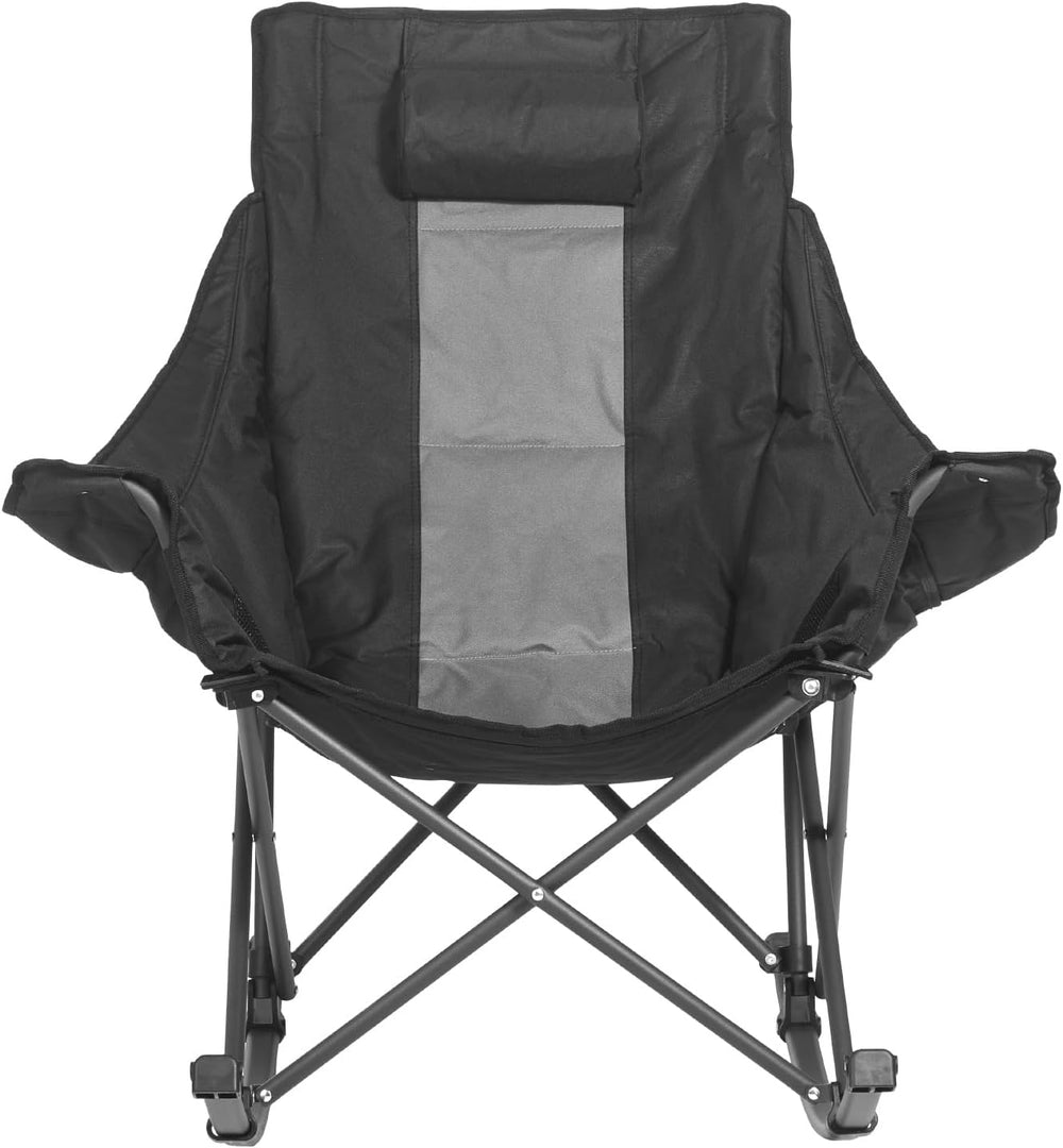 VEVOR Heated Camping Chair, 3 Heating Settings, Large-Sized Padded Folding Ro...
