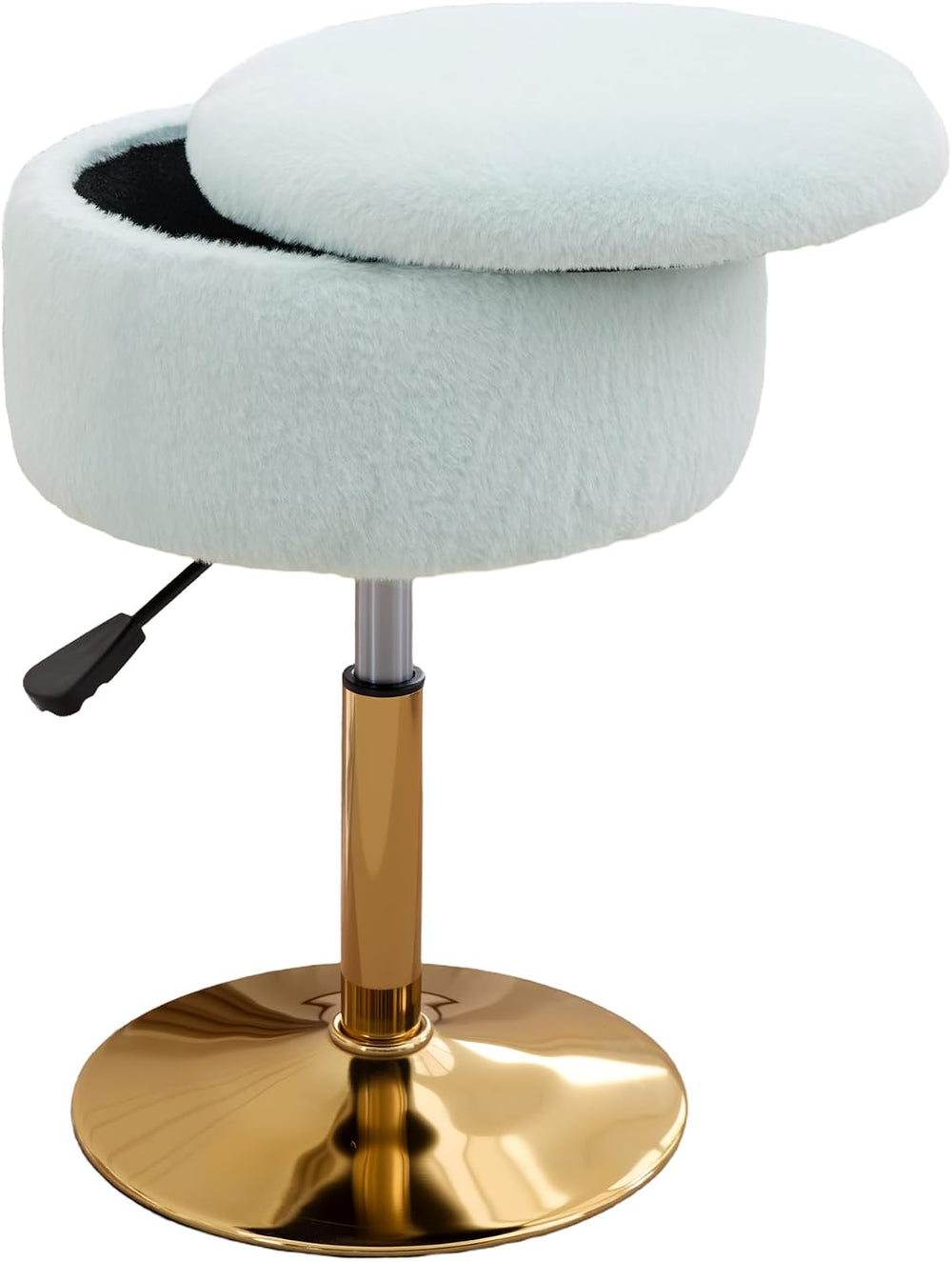 Vanity Chair with Storage Adjustable Stool for Vanity Swivel Vanity Stool Ott...