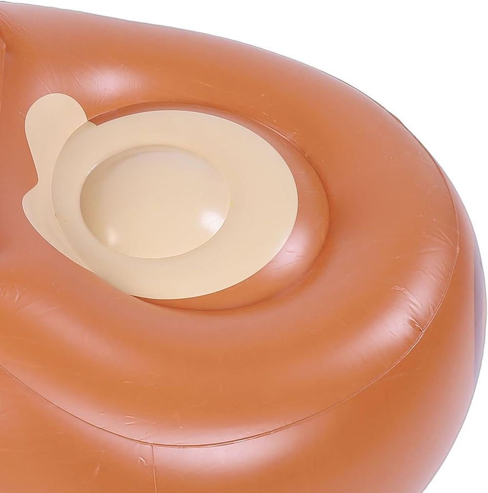 Dpofirs Inflatable Chair, Animal Shaped Portable Blow Up Sofa with Soft Skin ...
