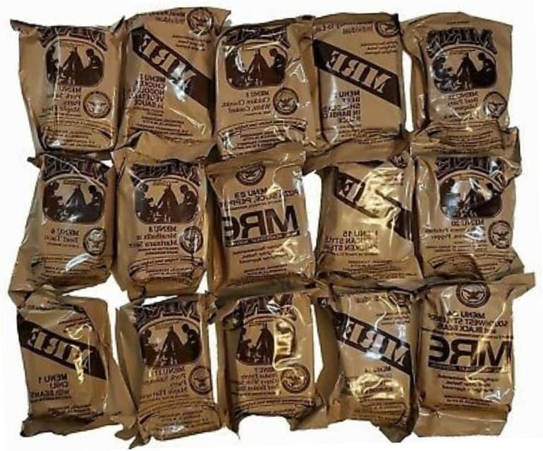 6-pack MRE Meals Ready to Eat 2025, 2026 or newer insp. Genuine military food...