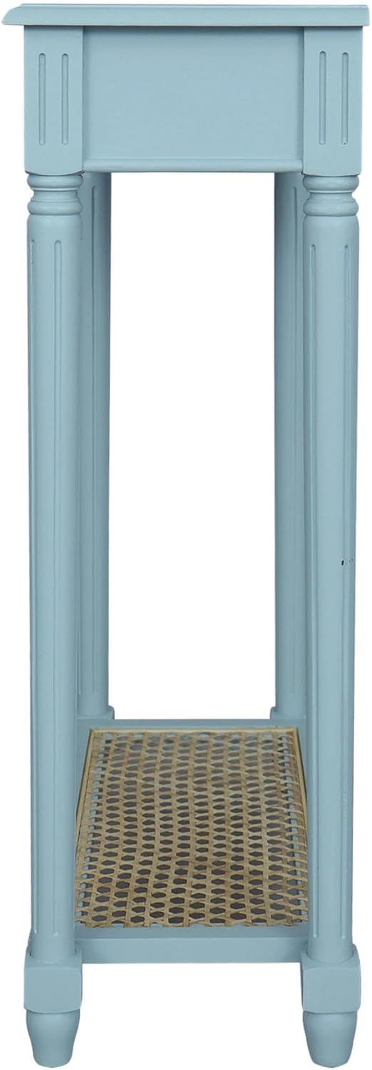 East at Main Lenora Console Table – 23.75” Narrow Entryway Table with Storage...