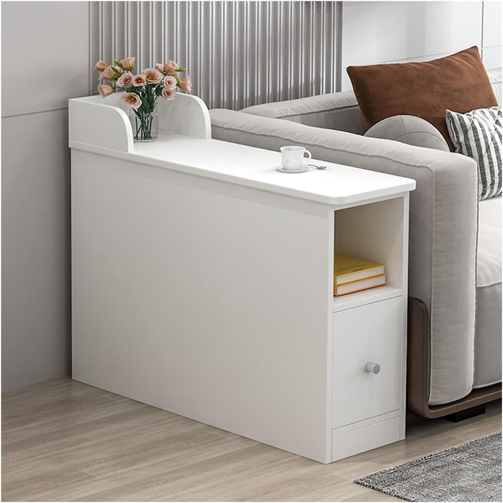 Side Tables Living Room Small Side Table Sofa Sideboard Cabinet Sandwich Narr...