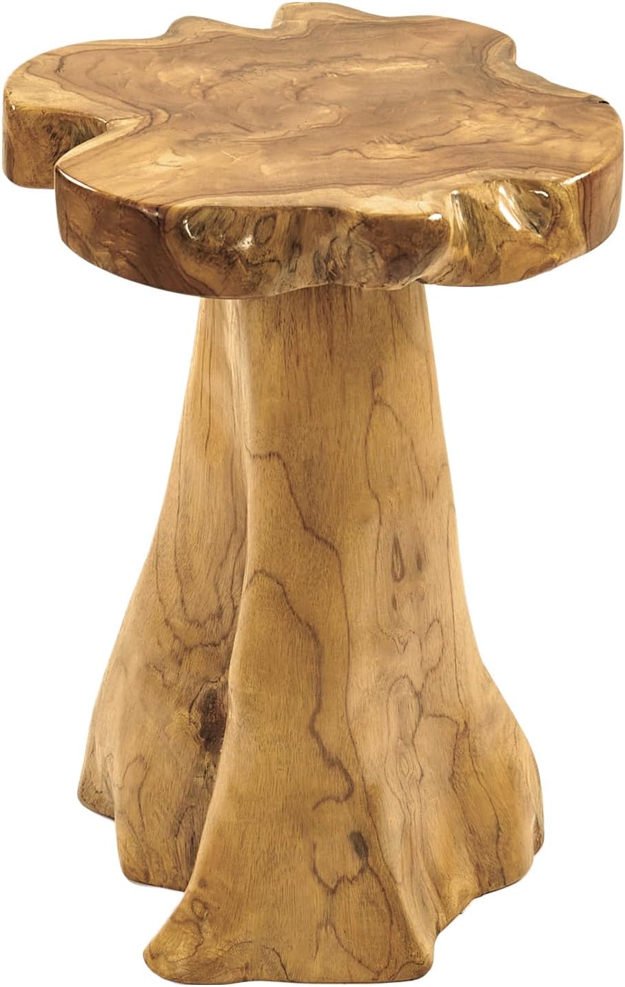 Greenage Solid Teak Wood Plant Stand 15.5" x 15.5" x 19.5" H |...