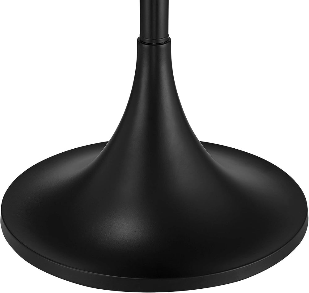 Studio 55D Studio 55 Mesita 24" End Table Black Marble Top with Black Fi...