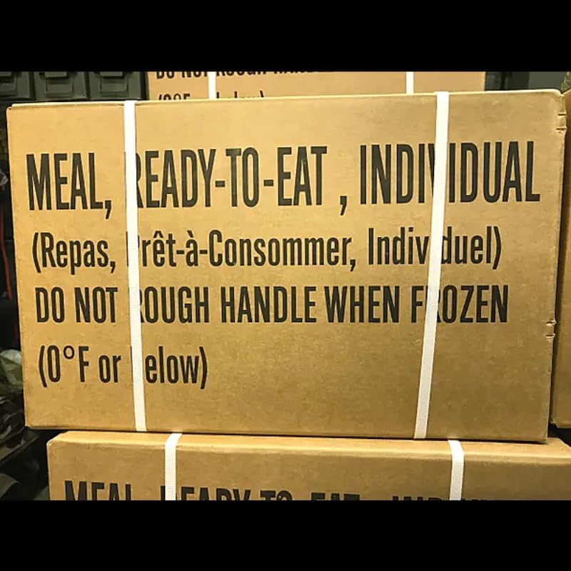 6-pack MRE Meals Ready to Eat 2025, 2026 or newer insp. Genuine military food...