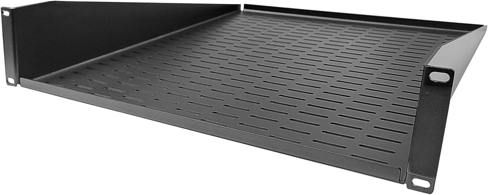 AxcessAbles 2U Vented Rack Shelf - 2 Pack | Rack Trays for 19 Inch Equipment ...