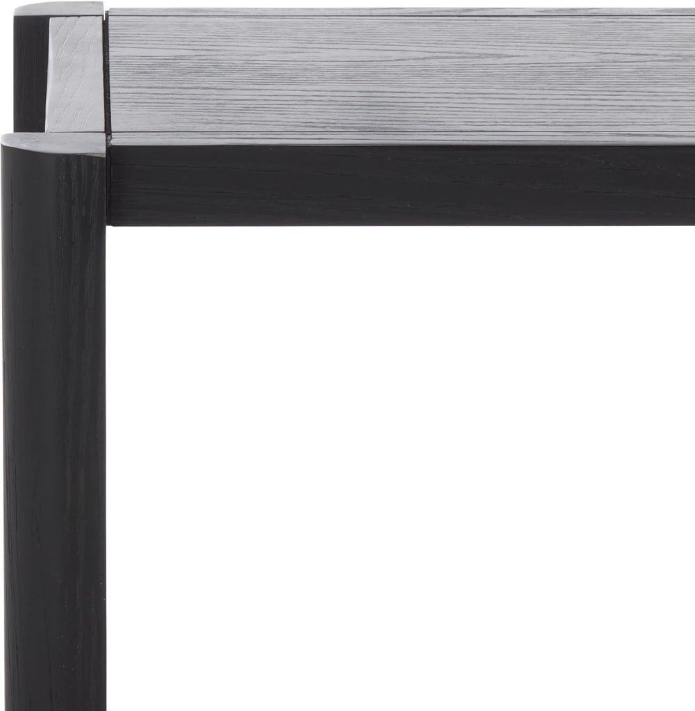 SAFAVIEH Home Collection - Hendro Accent Table, Black Rectangular Side Table ...