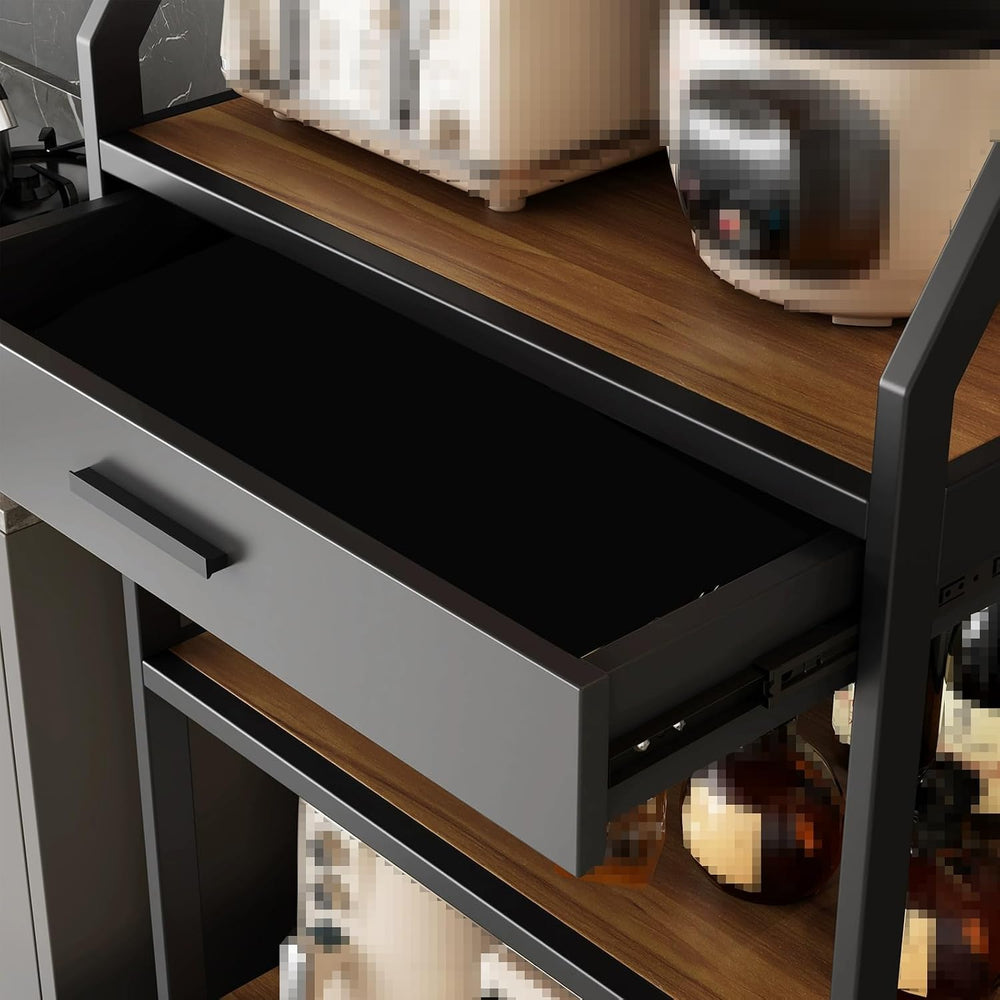 Kitchen Pantry Storage Cabinet Environmentally Friendly Particle Board Silent...
