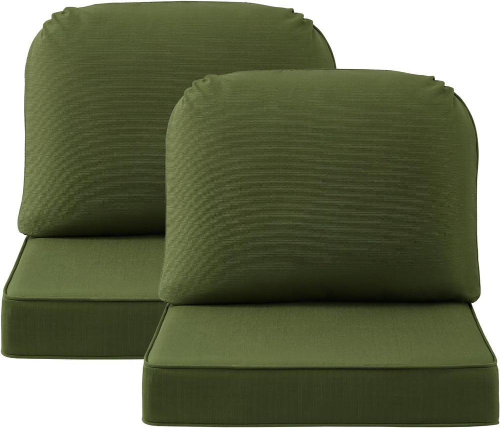 Outdoor Cushions for Patio Furniture Set of 2, 24"x24" Water Repell...