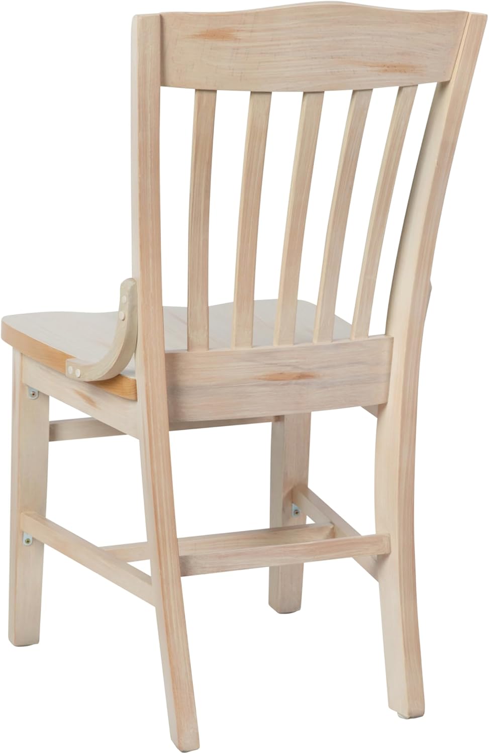 Flash Furniture Hercules School House Back Metal Restaurant Chair - Antique W...