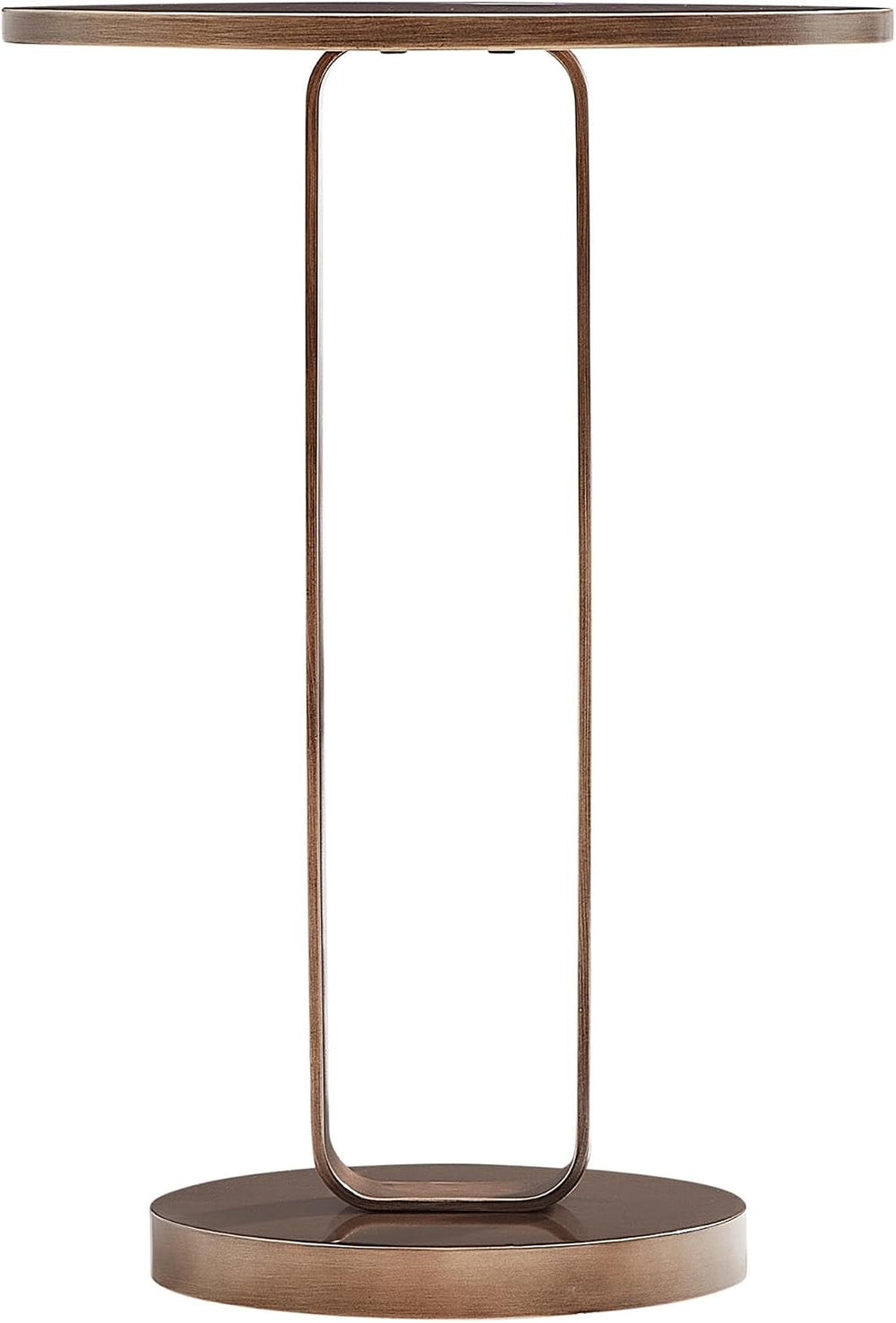 Tallulah Antique Bronze Metal Round Accent Table