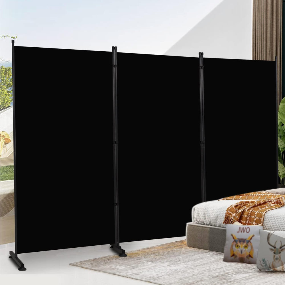 3 Panel Folding Room Divider,Privacy Screen Freestanding Space Separator