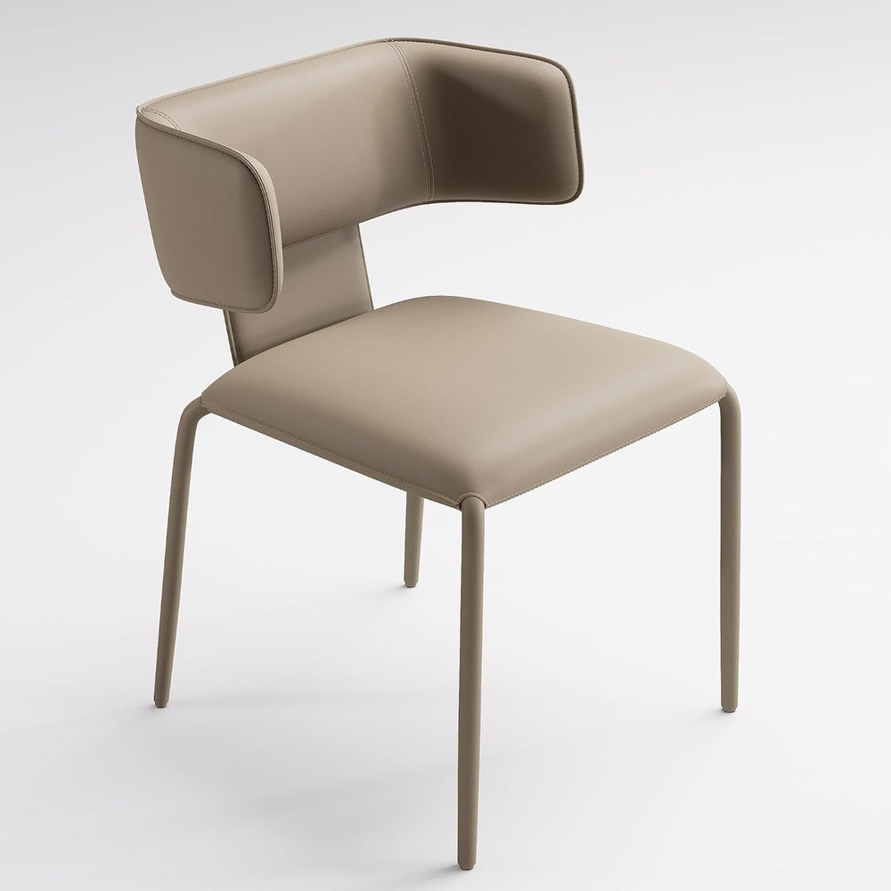 YOUNIKE Upholstered Dining Chair Single Premium Faux Leather Kitchen Dining R...