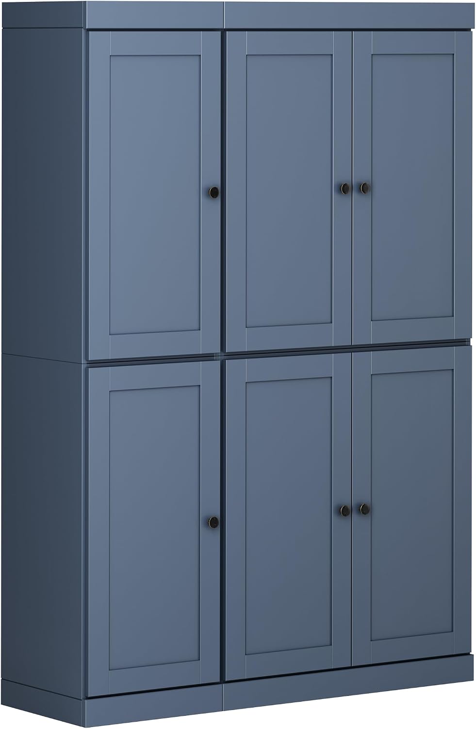 Palace Imports Solid Wood Kitchen Pantry Cabinet - 71.5" H x 48.5" ...