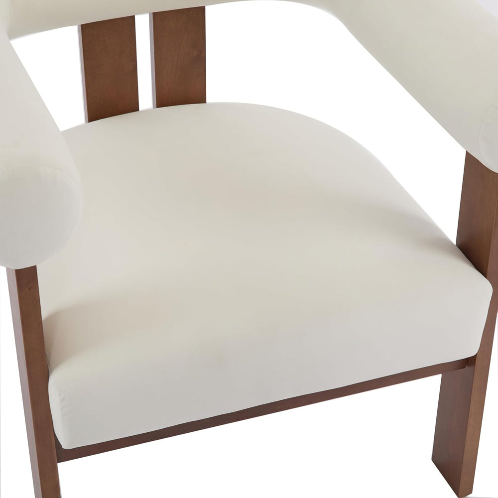 Christopher Knight Home Modern Velvet Upholstered Accent Chair for Living Roo...
