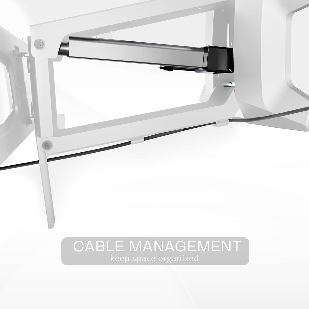 VIVO White Motorized TV Wall Mount for 37 to 70 in Screens, MOUNT-E-M070R-W |...