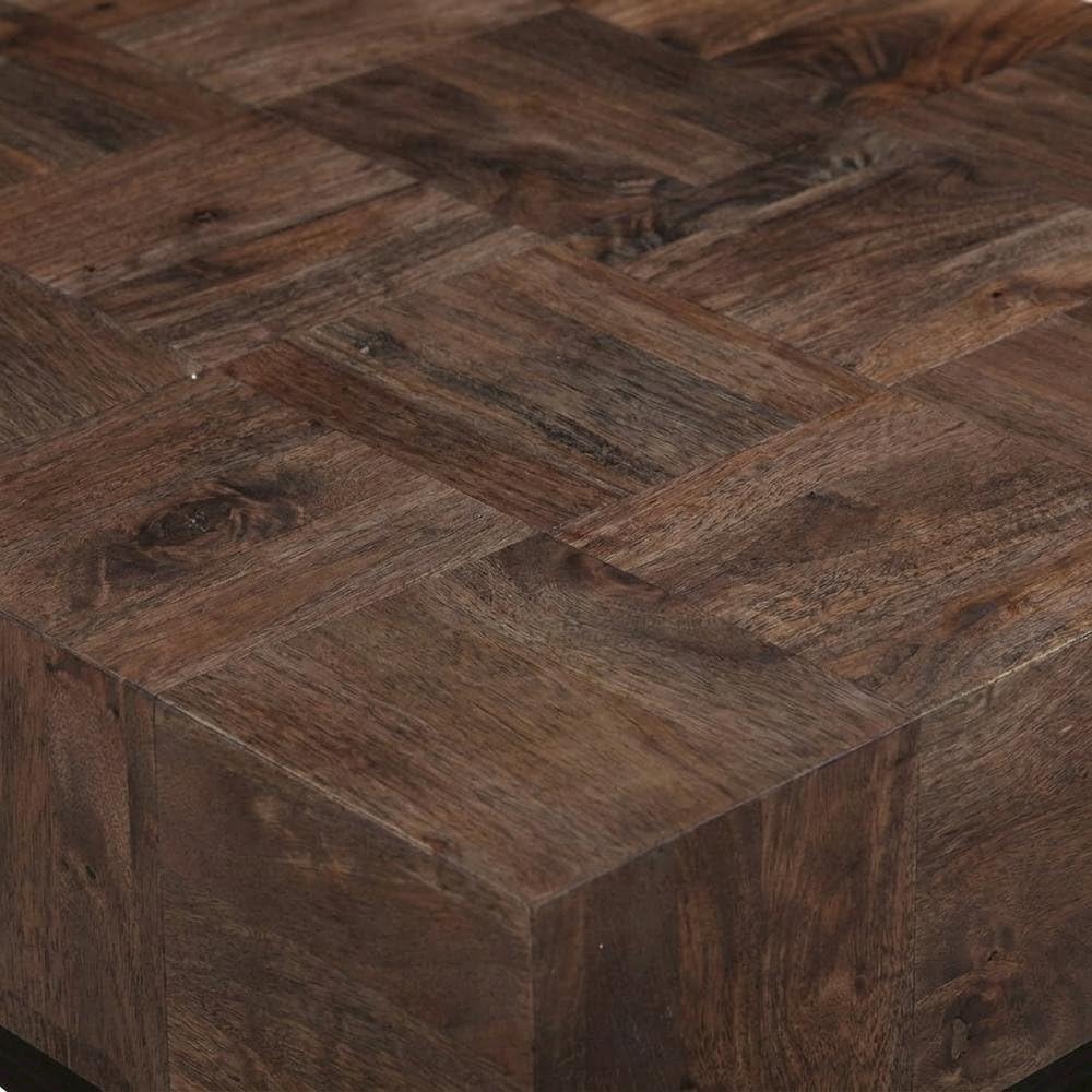 Starlight Canyon Home Solid Mango Wood Living Room Table Set, Coffee Table an...
