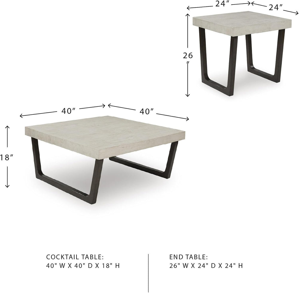 Signature Design by Ashley Westenfort 2-Piece Square Coffee Table Set | Squar...