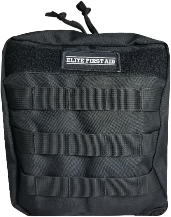 Elite First Aid 60-Piece Emergency Trauma Kit/IFAK Kit, MOLLE-Compatible Tact...
